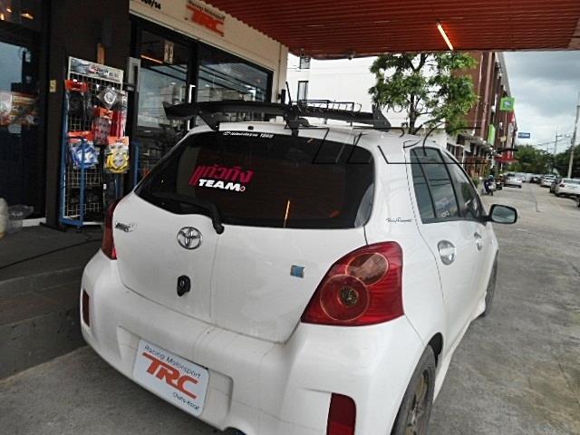 สปอยเลอร์ YARIS 2012 ทรง แพนโค้ง DTM ไฟเบอร์งานไทย
